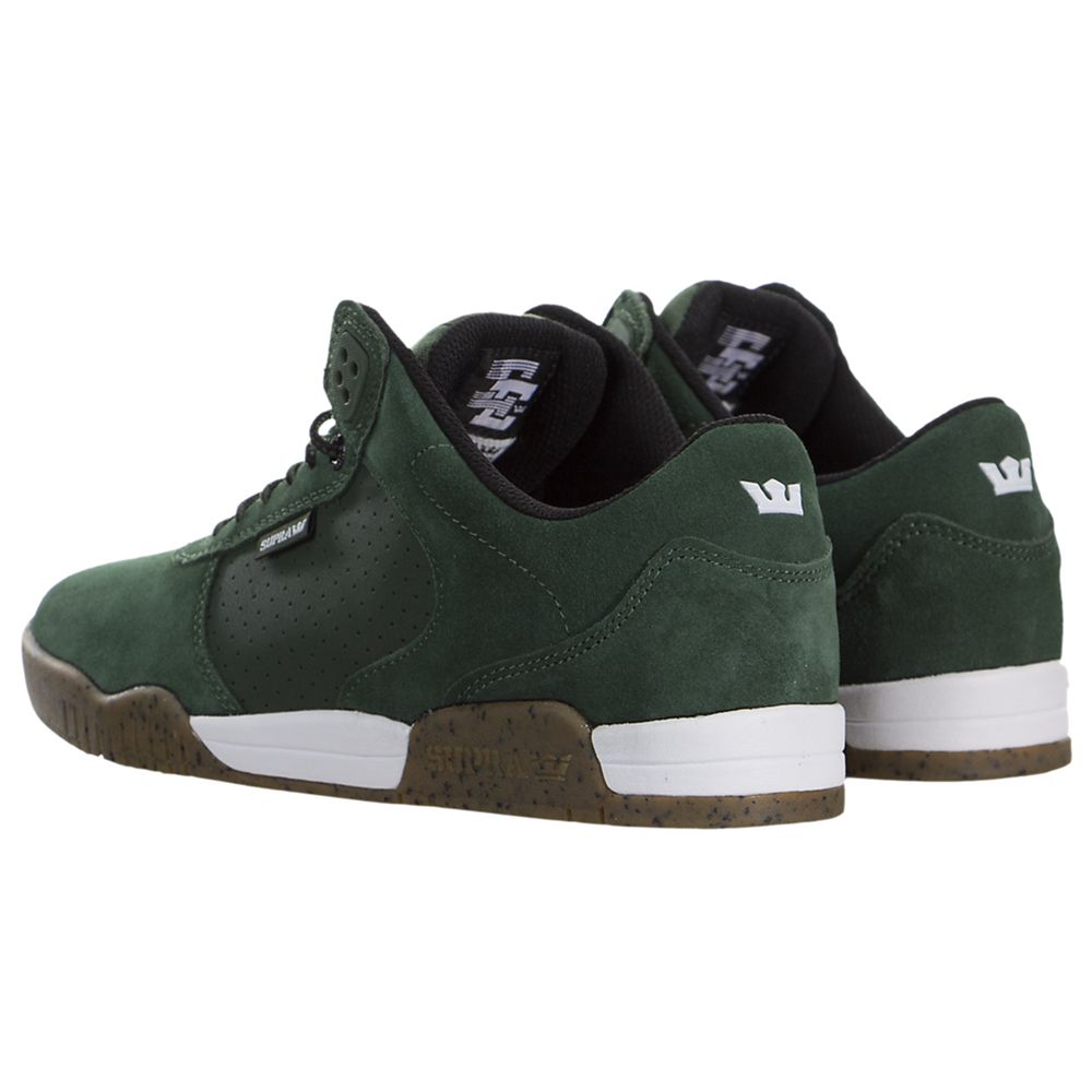 Baskets Basses Supra Ellington Vert Green/Gum Homme | SRQ-74929372